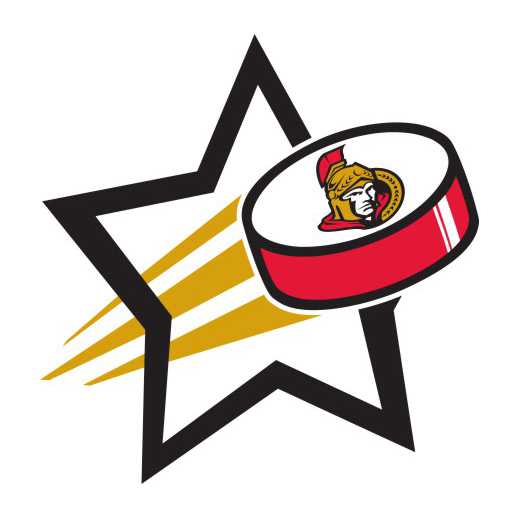 Ottawa Senators Hockey Goal Star logo iron on paper